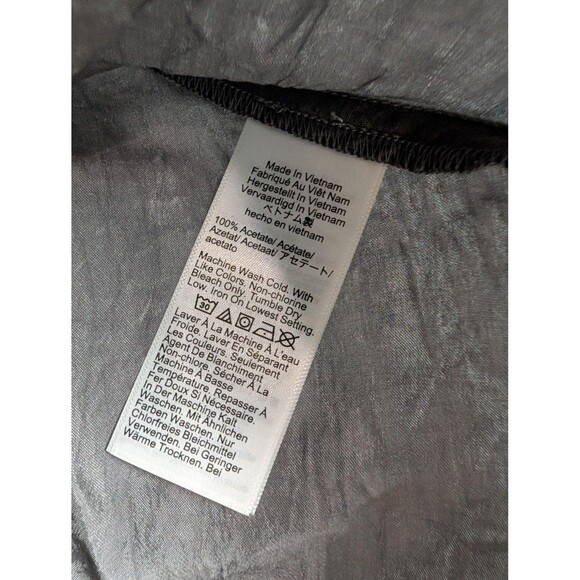 J Crew Tank Top Womens Medium Gray CB797 MGR Sleeveless Acetate Shirt Blouse - Picture 5 of 7